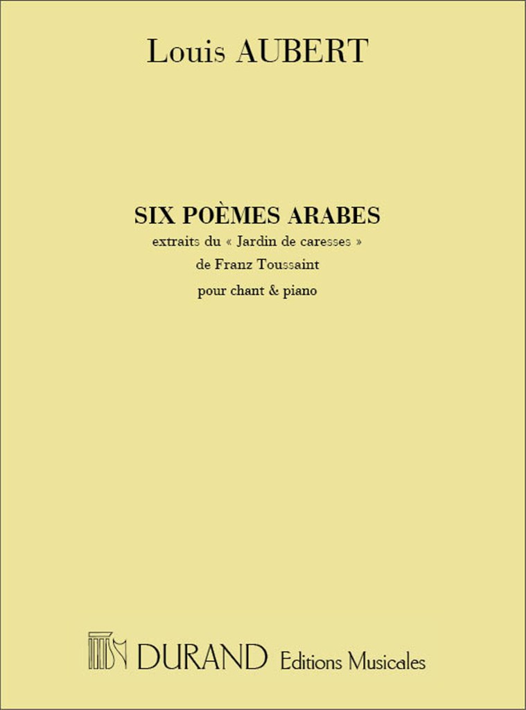 6 Poemes Arabes
